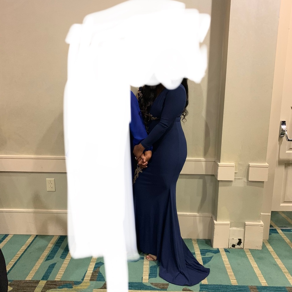 Blue Gown- Prom - Picture 2 of 3